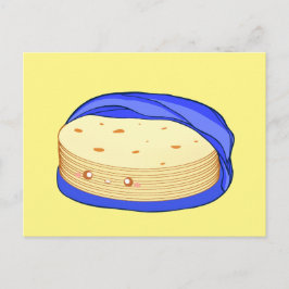 Mehl-Tortillas Postkarte