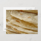 Mehl Tortillas Postkarte (Vorne/Hinten)