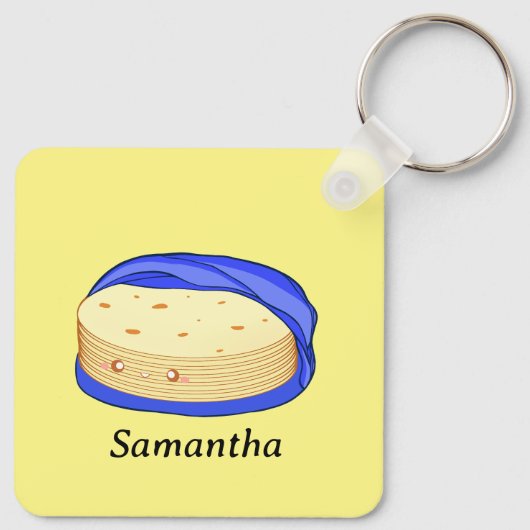 Mehl-Tortillas Schlüsselanhänger (Rückseite)