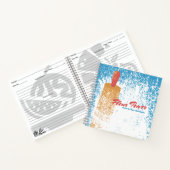 Mehl Walzen Button personalisiertes Kochbuch Notizblock (Innenseite)