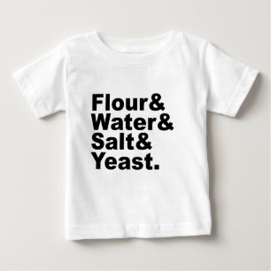 Mehl & Wasser & Salz & Hefe Brot Baby T-shirt