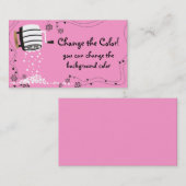 Mehlfilter-Blumenbäckerbacken-Geschäftskarte Visitenkarte (Vorne/Hinten)