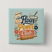 Mehlkraft Cottage Backclub Button (Vorderseite)