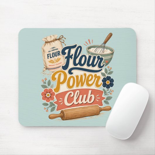 Mehlkraft Cottage Backclub Mousepad (Mit Mouse)