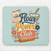 Mehlkraft Cottage Backclub Mousepad (Vorne)