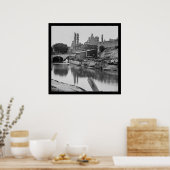 Mehlmühle vom James River & Richmond, VA 1865 Poster (Küche)