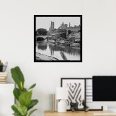 Mehlmühle vom James River & Richmond, VA 1865 Poster (Heimbüro)