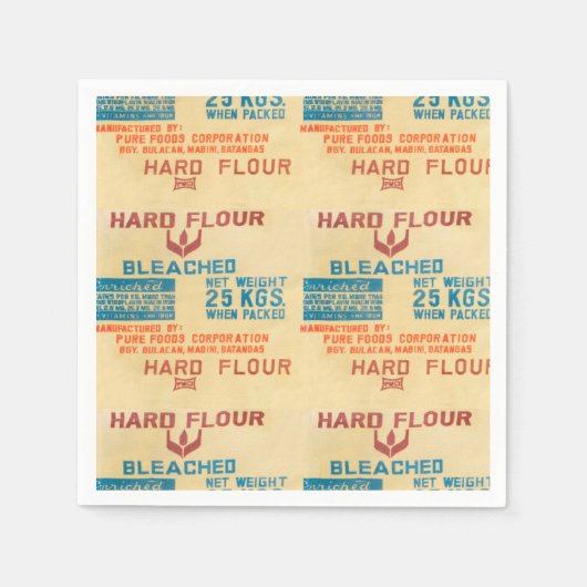 Mehlsäcke Serviette (Vorderseite)