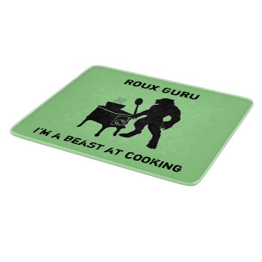 Mehlschwitze-Guru Rougarou Cajun Schneidebrett (Ecke)