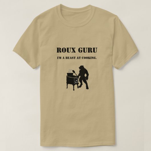 Mehlschwitze-Guru Rougarou Louisiana Cajun T-Shirt (Design vorne)