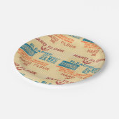 Mehltaschen. Pappteller (Schrägansicht)