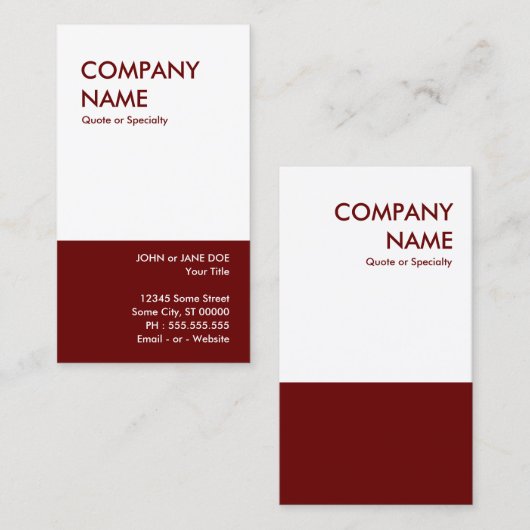 Mehltau Visitenkarte (Vorne/Hinten)