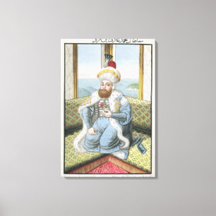 Mehmed II (1432-81), Eroberer, Leinwanddruck