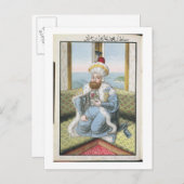 Mehmed II (1432-81), Eroberer, Postkarte (Vorne/Hinten)