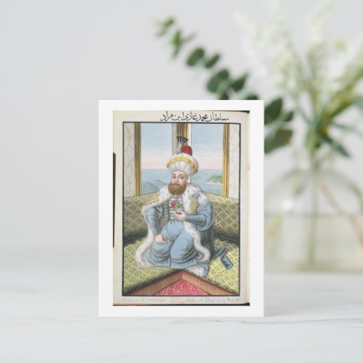 Mehmed II (1432-81), Eroberer, Postkarte (Stehend Vorderseite)