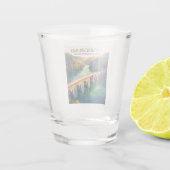 Mehmed Paša Sokolović-Brücke Schnapsglas (Rückseite)