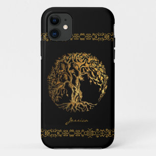Mehndi Baum des Lebens (Hennastrauch) Case-Mate iPhone Hülle