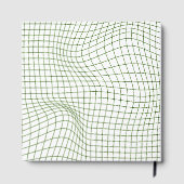 Mehndi-Design bedrucktes Gästebuch für Hochzeiten (Rückseite)