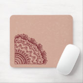 Mehndi-Design-Mauspad Mousepad (Mit Mouse)