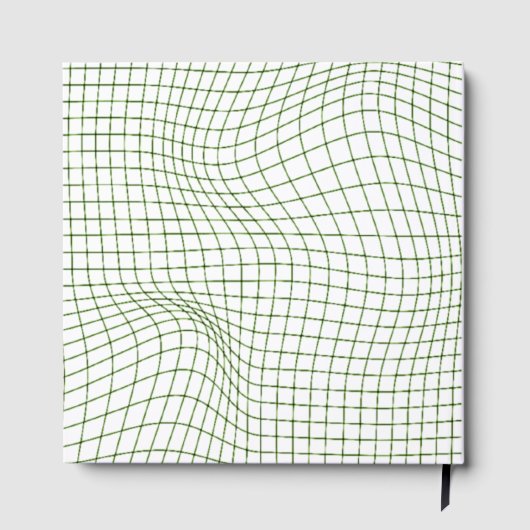 Mehndi Design Printed Guest Book for Weddings Gästebuch (Rückseite)