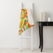 Mehndi Doodle: farbenfrohe ethnische Textur. Sherpadecke (Beispiel)