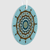 Mehndi Fantasy Copper Akryllische Ornamente (Vorderseite)