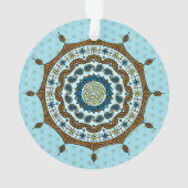 Mehndi Fantasy Copper Akryllische Ornamente (Rückseite)
