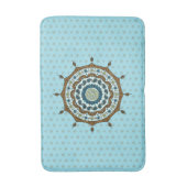 Mehndi Fantasy Copper Bath Mat Badematte (Vorderseite Vertikal)