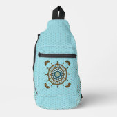 Mehndi Fantasy Copper Crossbody Bag (Vorderseite)