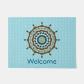 Mehndi Fantasy Copper Doormat Fußmatte (Vorderseite)