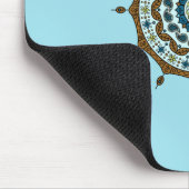 Mehndi Fantasy Copper Mousepad (Ecke)