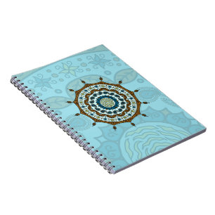 Mehndi Fantasy Copper Notebook Notizblock