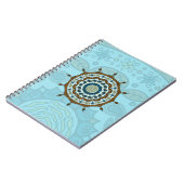 Mehndi Fantasy Copper Notebook Notizblock (Linke Seite)