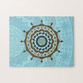 Mehndi Fantasy Copper Puzzle (Horizontal)