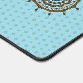 Mehndi Fantasy Copper Schreibtischunterlage (Ecke)