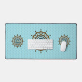 Mehndi Fantasy Copper Schreibtischunterlage (Tastatur & Maus)