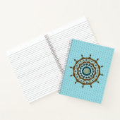 Mehndi Fantasy Copper Spiral Notebook Notizbuch (Innenseite)