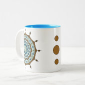 Mehndi Fantasy Copper Tasse (Vorderseite Links)
