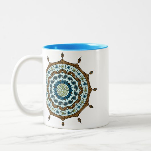 Mehndi Fantasy Copper Tasse (Links)