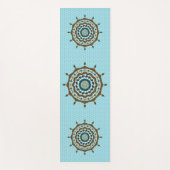 Mehndi Fantasy Copper Yoga Mat Yogamatte (Vorderseite)