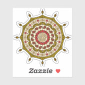 Mehndi Fantasy Gold Contour Sticker (Blatt)