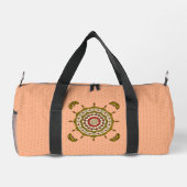 Mehndi Fantasy Gold Duffle Bag (Rückseite)