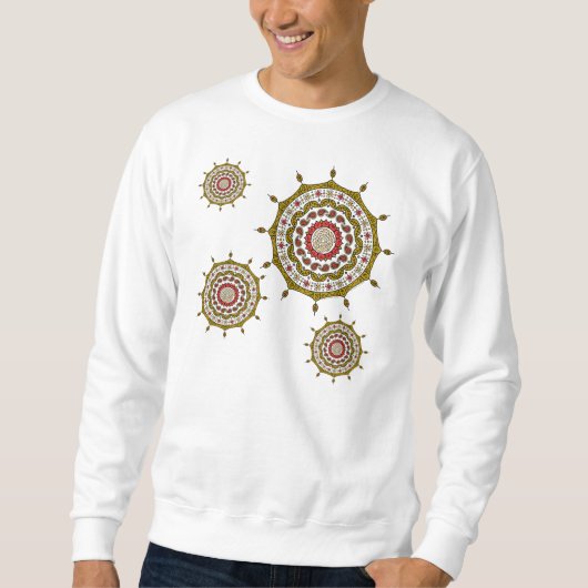 Mehndi Fantasy Gold Men's Light Shirt (Vorderseite)