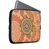 Mehndi Fantasy Gold Notebook-Fall Laptopschutzhülle (Vorne Rechts)