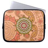 Mehndi Fantasy Gold Notebook-Fall Laptopschutzhülle (Vorderseite)