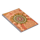 Mehndi Fantasy Gold Notebook Notizblock (Rechte Seite)