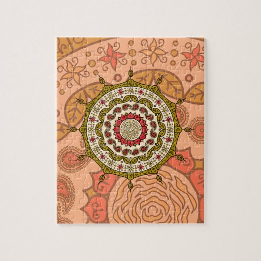 Mehndi Fantasy Gold Puzzle (Vertikal)