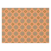 Mehndi Fantasy Gold Tablecloth Tischdecke (Vorderseite (Horizontal))