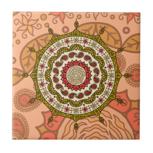 Mehndi Fantasy Gold Tile Fliese