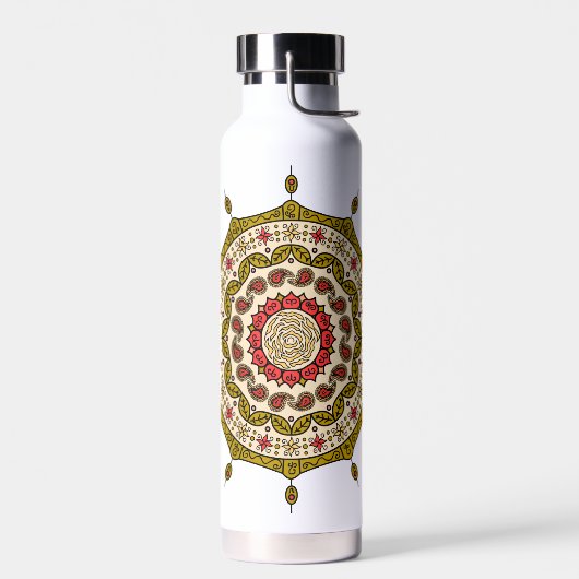 Mehndi Fantasy Gold Trinkflasche (Links)